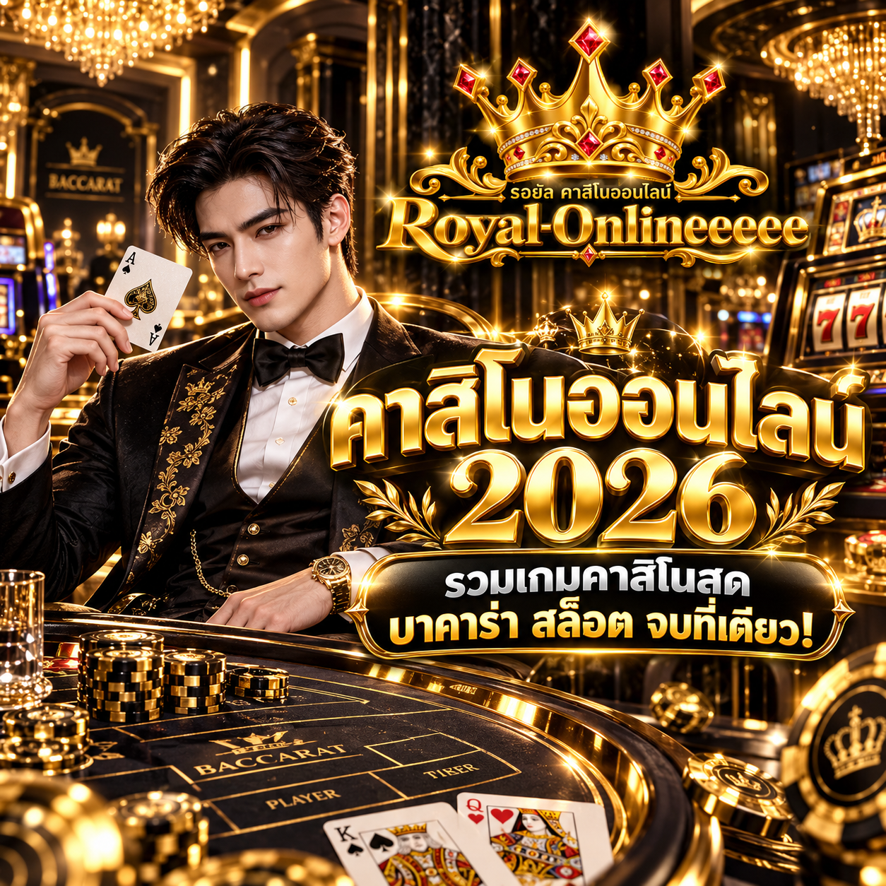 คาสิโนออนไลน์ ไม่มีขั้นต่ำ สบายกระเป๋า ระบบออโต้ ไม่ผ่านเอเย่นต์ ครบจบที่เดียว 2026